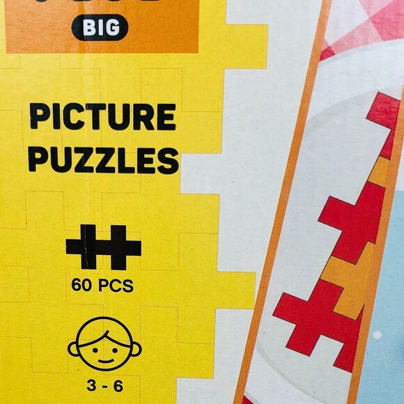 Plus Plus Big Picture Puzzles 60 Pieces Made in Denmark New Sealed - Picture 16 of 16